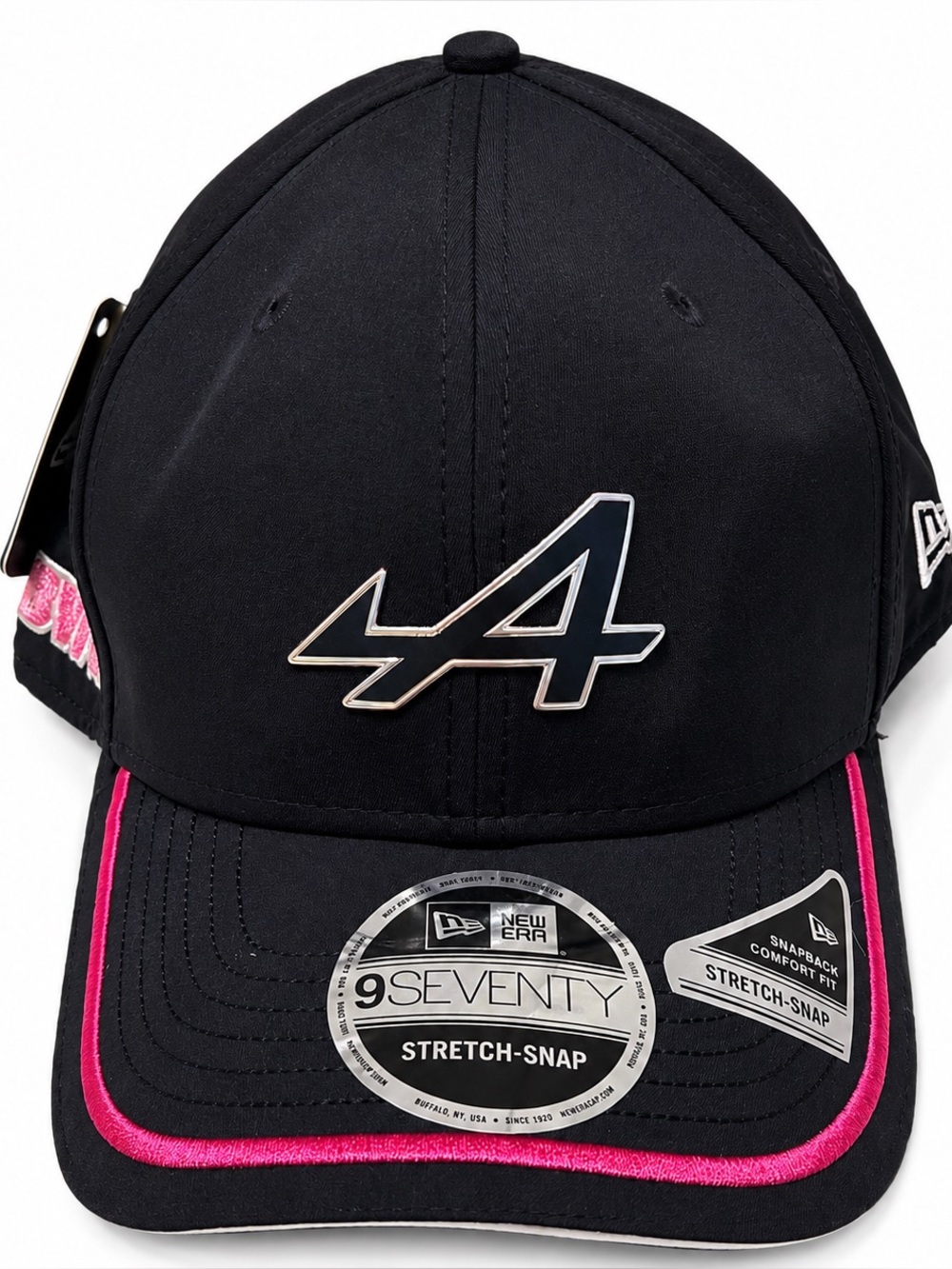 BWT Alpine F1 Blue Cap with White and Pink Accents